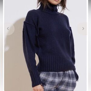 GARMENTORY NSF KORI TURTLENECK SWEATER - NAVY